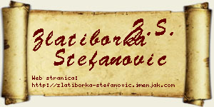 Zlatiborka Stefanović vizit kartica